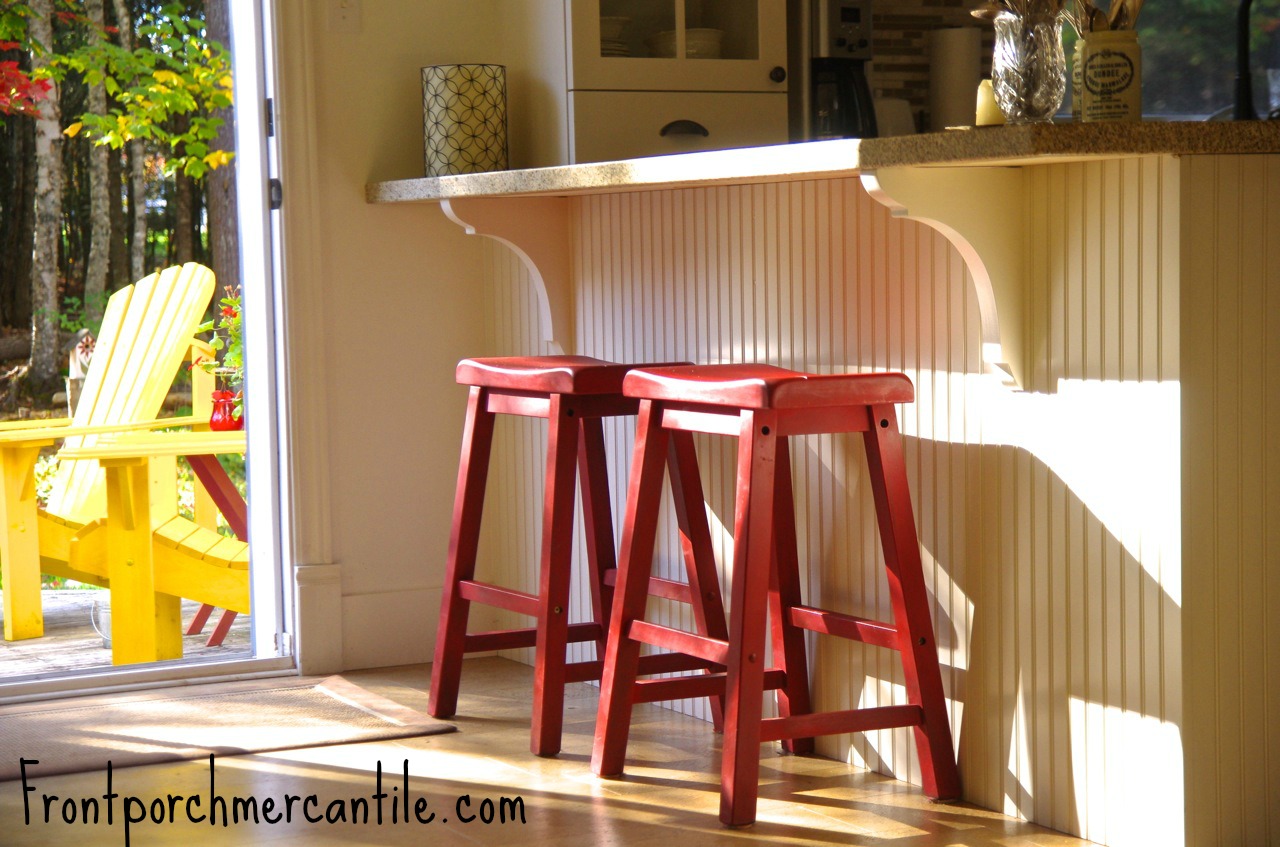 Red Stools - After - frontporchmercantile.com
