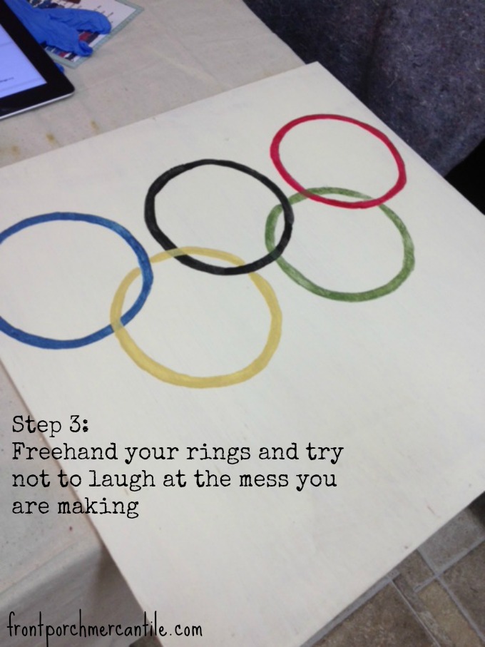 frontporchmercantile.com making an olympic ring sign