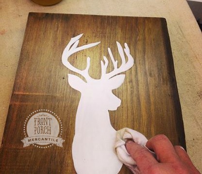 How to paint a deer head 